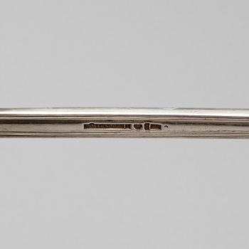 SILVERSLEV, Gustaf Möllenborg, Stockholm, 1855. Vikt: 240 gram.