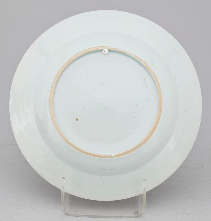 TALLRIKAR, 13 st, porslin, Kina, 1700/1800-tal.