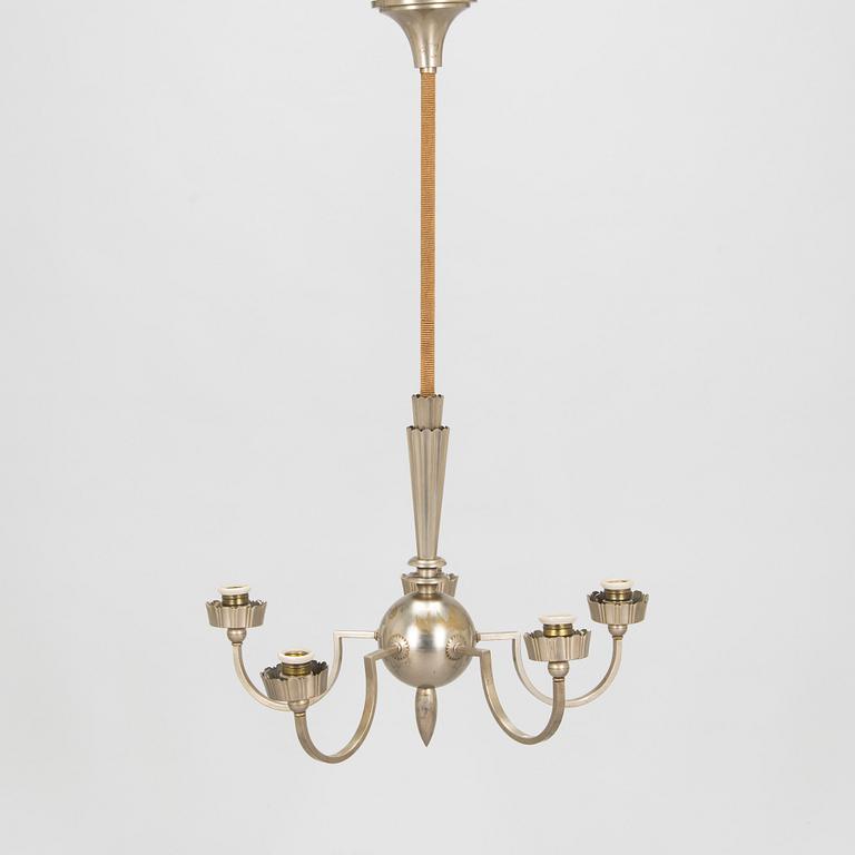 A 1920's Swedish Grace ceiling lamp.