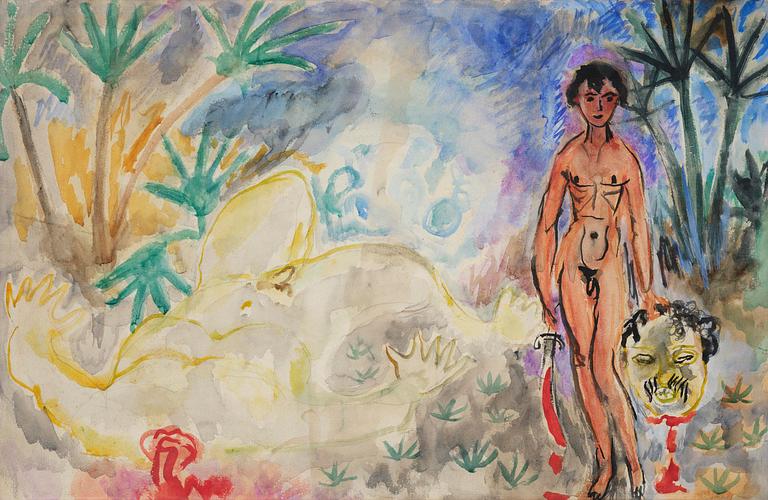 Nils von Dardel, David and Goliath.