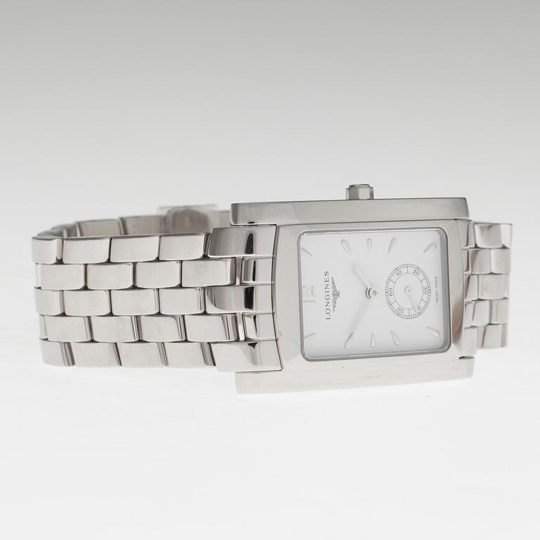 ARMBANDSUR, dam, stål "DolceVita" Longines. 2012. Originallåda, garantiekort, instruktioner.