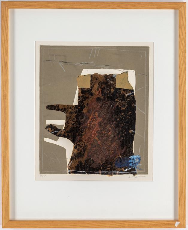 JAMES COIGNARD, etching with carborundum, signed J. Coignard and numbered 85/90 in pencil.