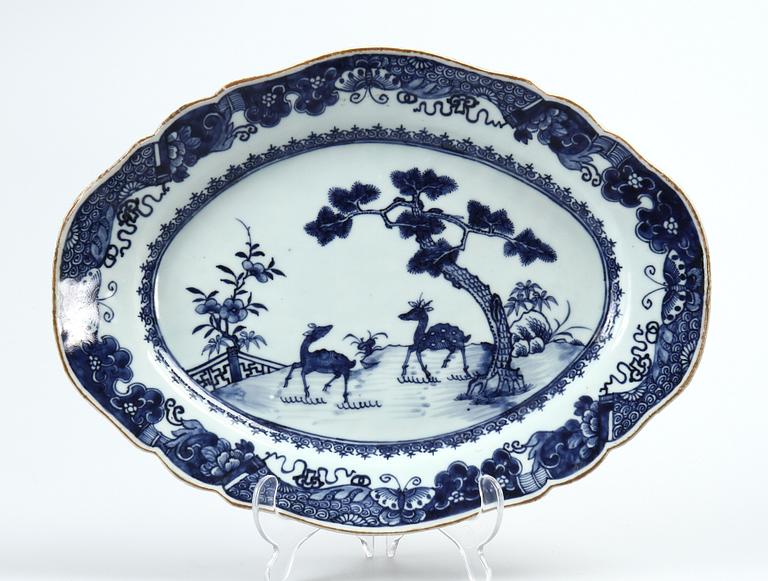 STEKFAT, porslin, Kina, 1700-tal.