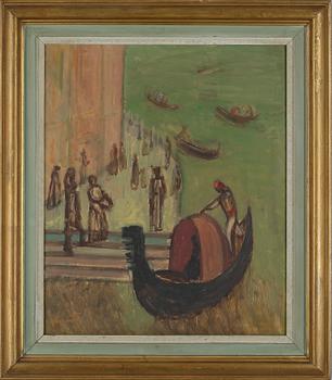 KURT JUNGSTEDT, olja på pannå, sign Jungstedt.