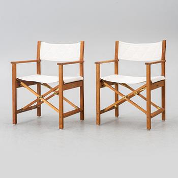 Four chairs, director's model, Kirkodan, Denmark.