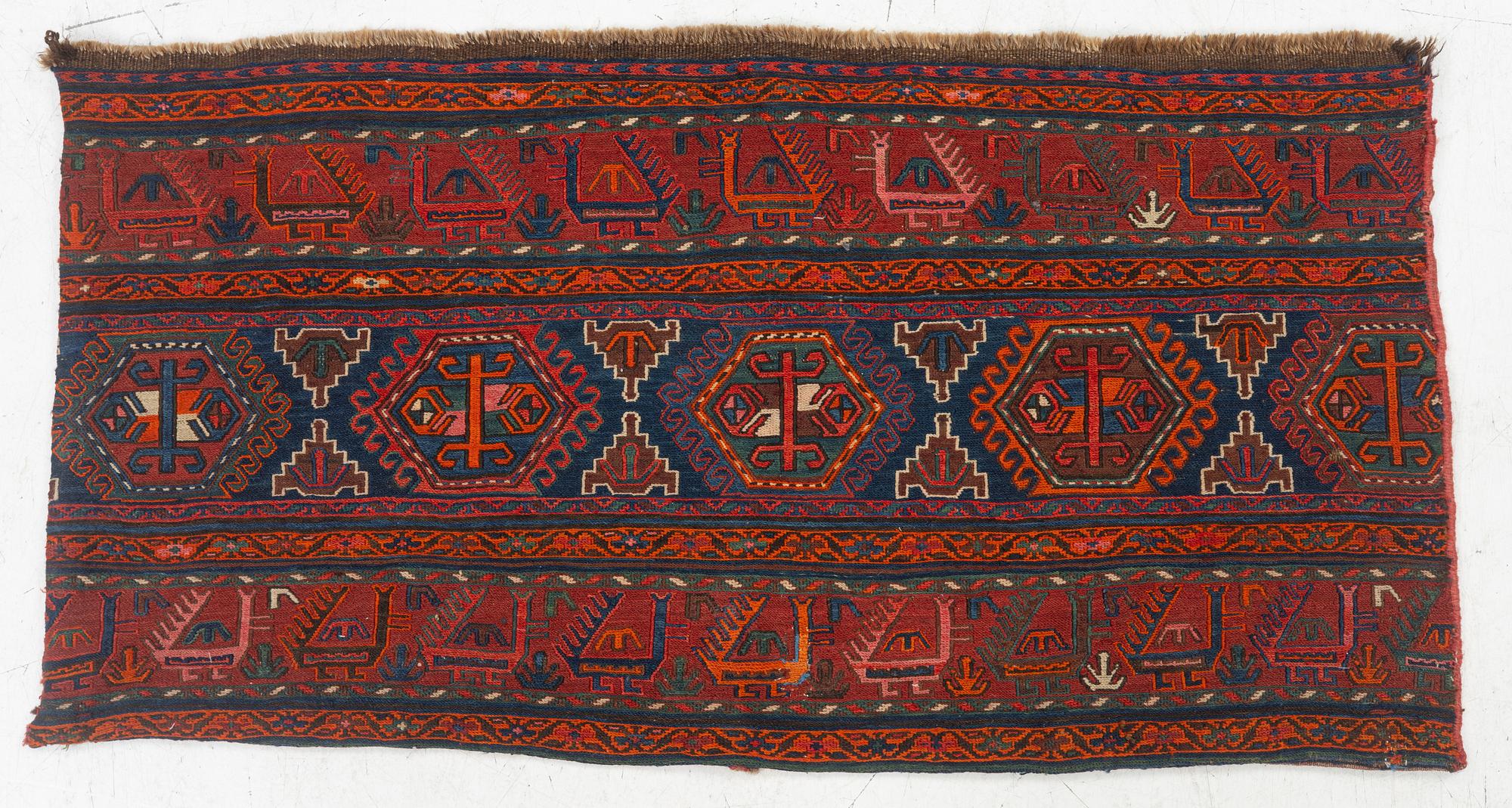 A mafrash, c. 120 x 61 cm.