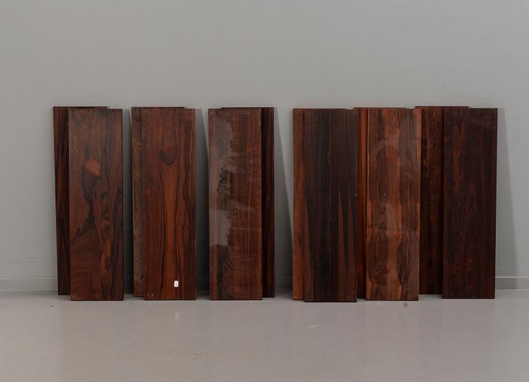 POUL CADOVIUS, a rooswood 'Royal system' shelving unit, third quater of 20th century, Denmark.