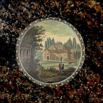 SPEGEL. Sengustavianskt Stockholmsarbete, 1700-talets slut.