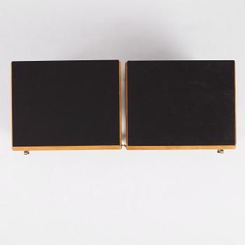 Axel Einar Hjorth, a pair of "Svea" bedside tables, Nordiska Kompaniet, 1934.
