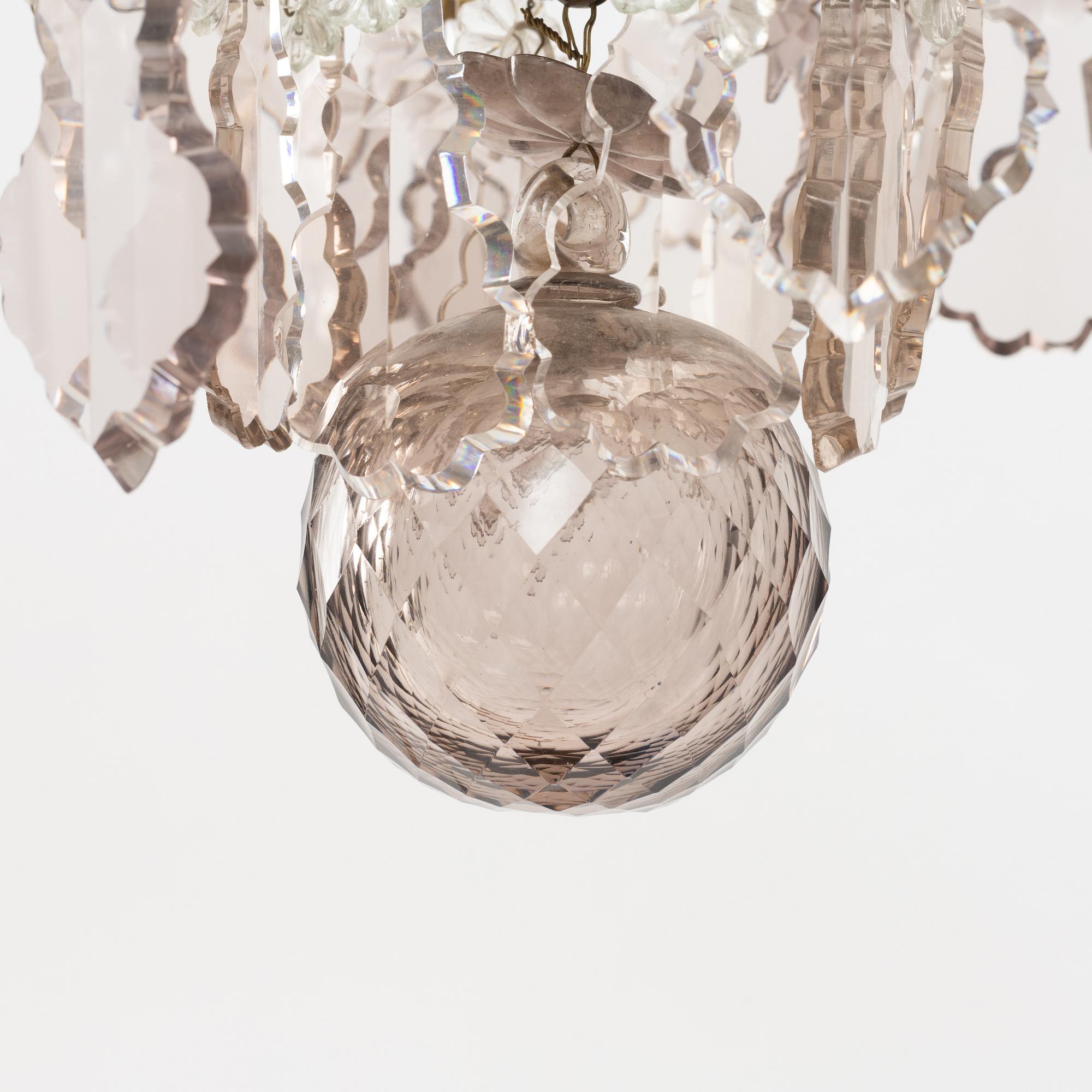 A Baroque style chandelier, first half of the 20th Century.