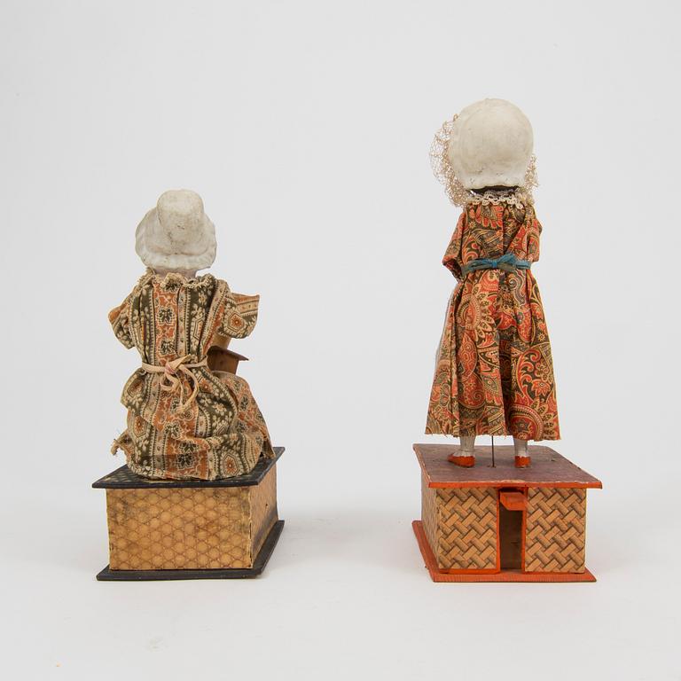 Two mechanical figures Germany second half of the 19th century.