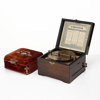 A music box, “Symphonion Simplex”, Germany, second half of the 19th century.