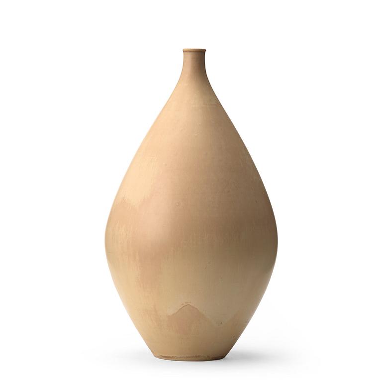 Stig Lindberg, a stoneware vase, Gustavsberg studio 1953.