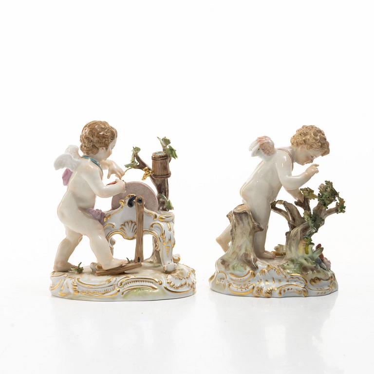 Meissen, Figuriner ett par, 1800-talets slut.