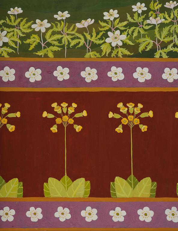 Stina Sunesson, "Jag målar våren" (I paint the spring).