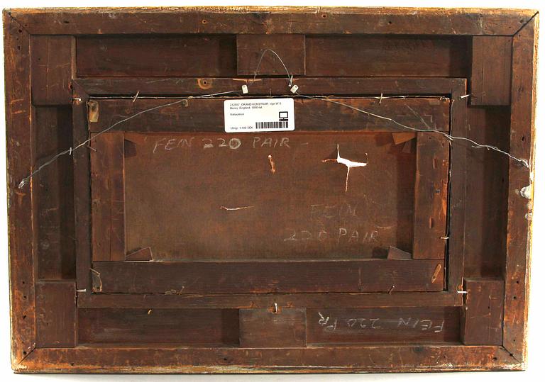 OKÄND KONSTNÄR, sign W.S. Henry, England, 1800-tal.