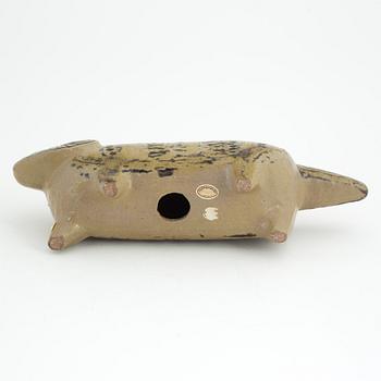 Lisa Larson, figurin, stengods, "Katt" ur serien "Stora zoo", Gustavsberg.