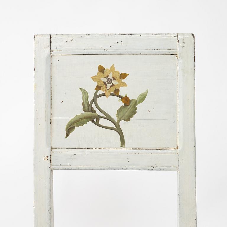 A pair of Swedish chairs, 18th/19th century.