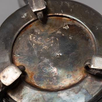 A Baroque style silver beaker, Swedish import marks, first half of the 20th Century.