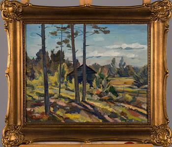 RUDOLF KOIVU, oil on board, signerad.