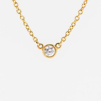 Tiffany & Co, Elsa Peretti, necklace, 'Diamonds by the Yard', 18K gold with a diamond approx. 0.05 ct.
