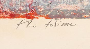 Theo Tobiasse, Mapp med 18 färglitografier, "Un hommage à H.C. Andersen".