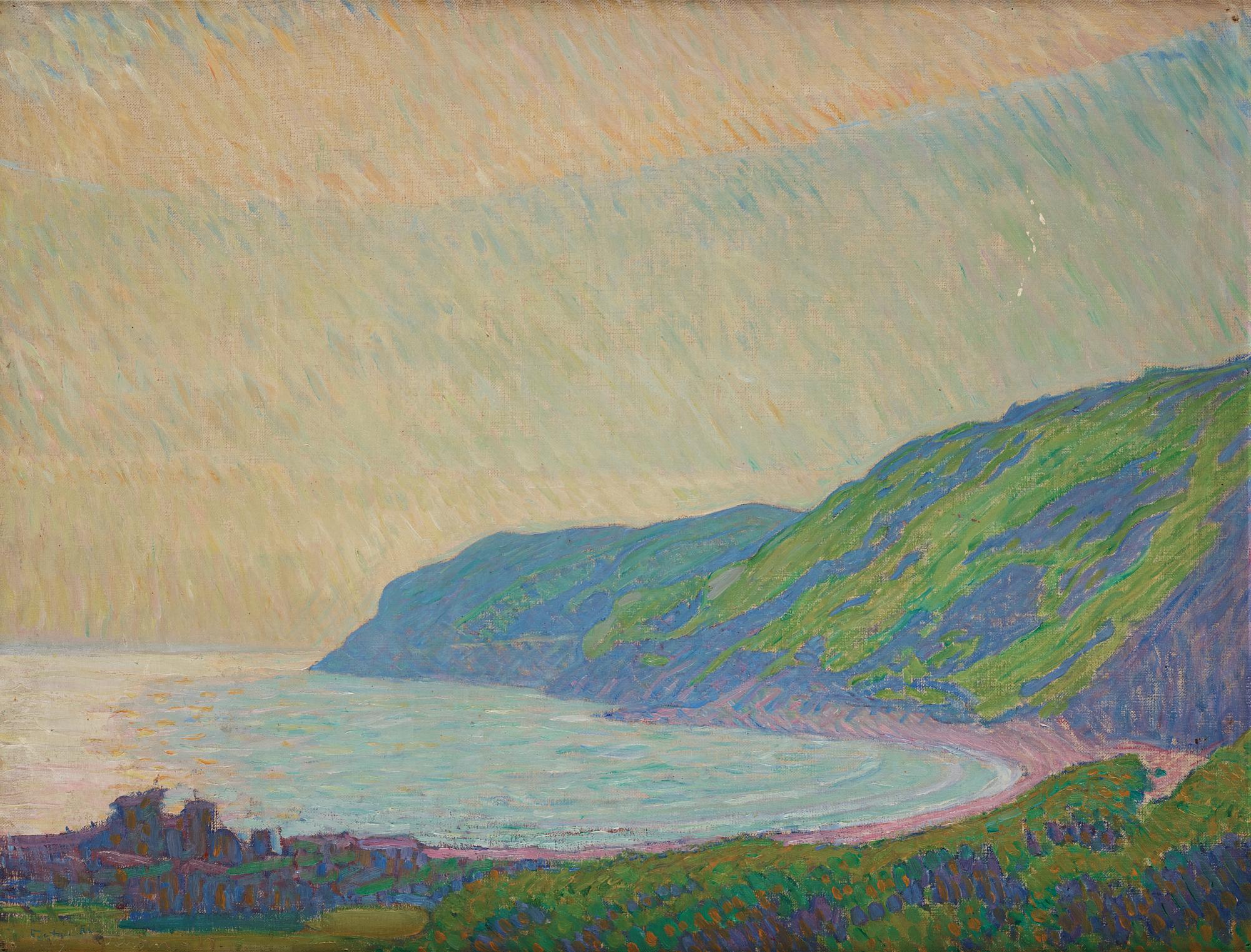 Fritz Lindström, Coastal Landscape.