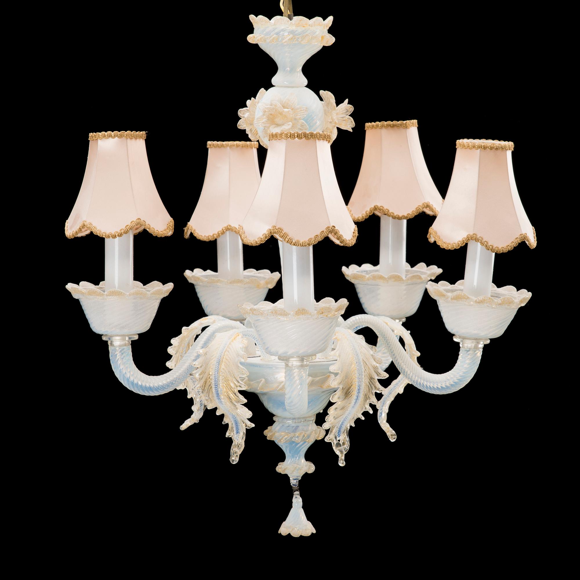 TAKKRONA, Murano. Höjd 65 cm.