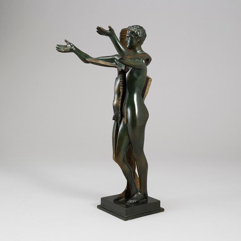 FERNANDEZ ARMAN, skulptur. Brons, sign, numr och gjutarstämpel.