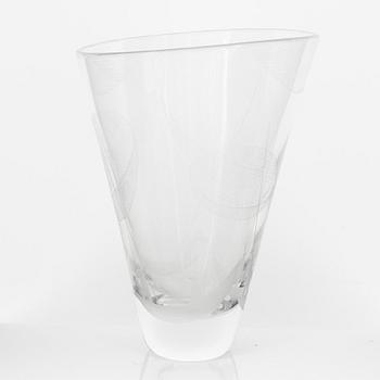 Vicke Lindstrand, a glass vase, Kosta, Sweden, 1950's/60's.