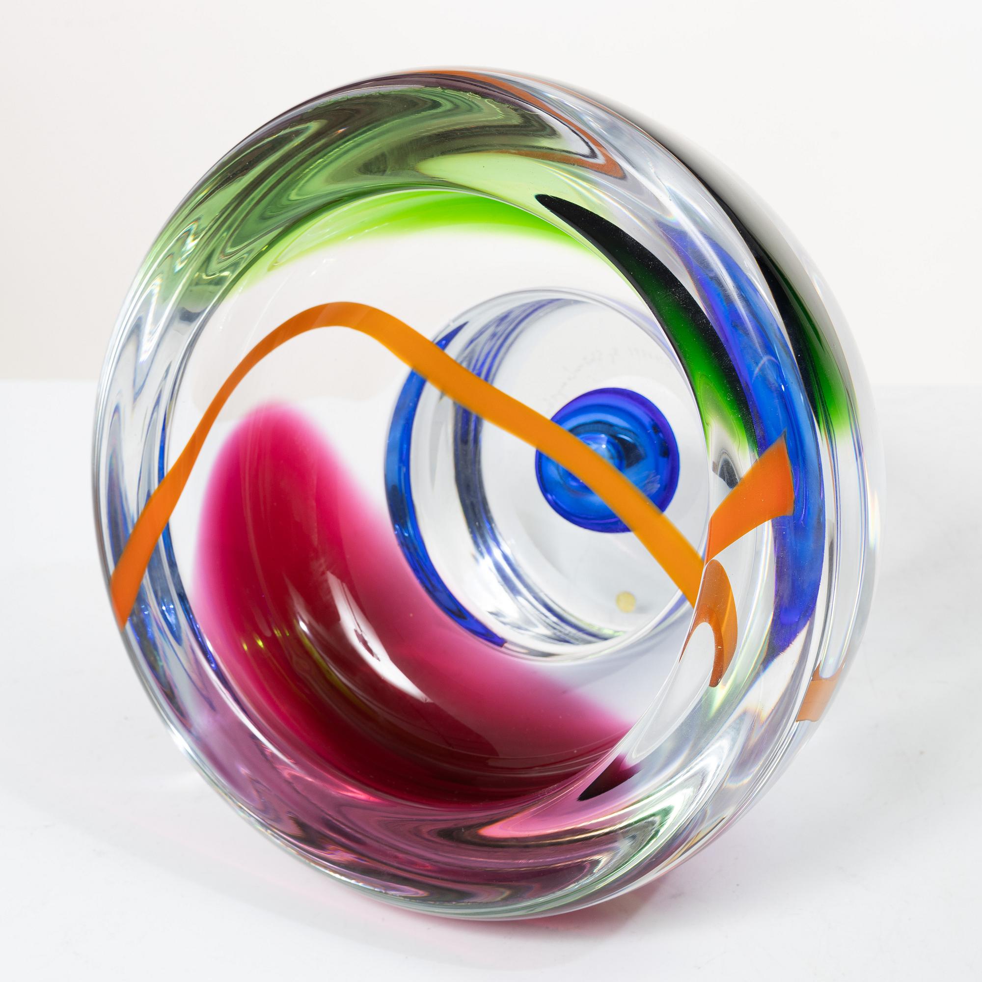 Erik Höglund, Skål, glas, Studioglas Strömbergshyttan.