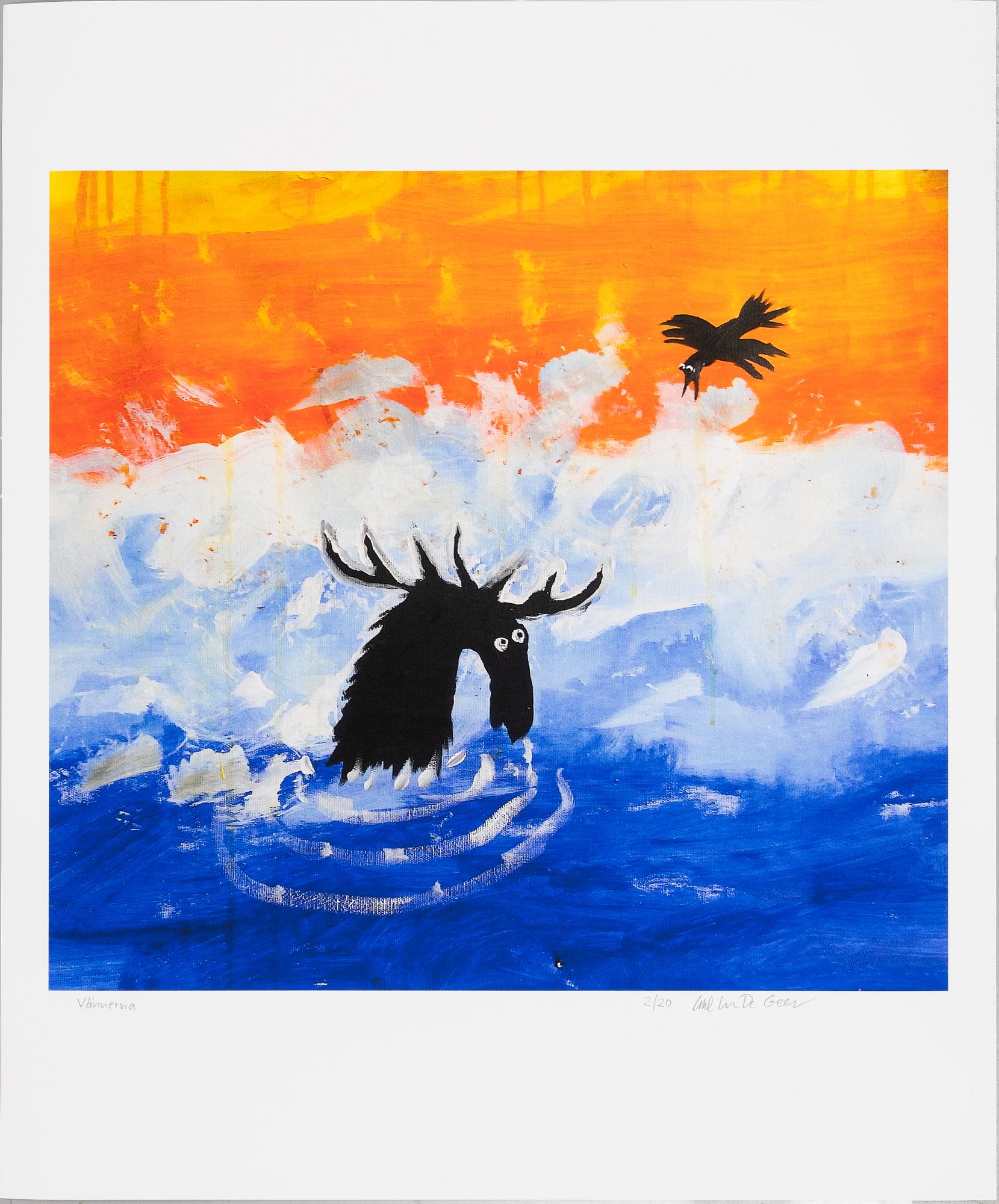 Carl Johan De Geer, "Vännerna".