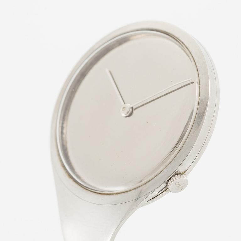 Georg Jensen, "L.U.Chopard & Cie", design Vivianna Torun Bülow-Hübe , armbandsur, 33 mm.