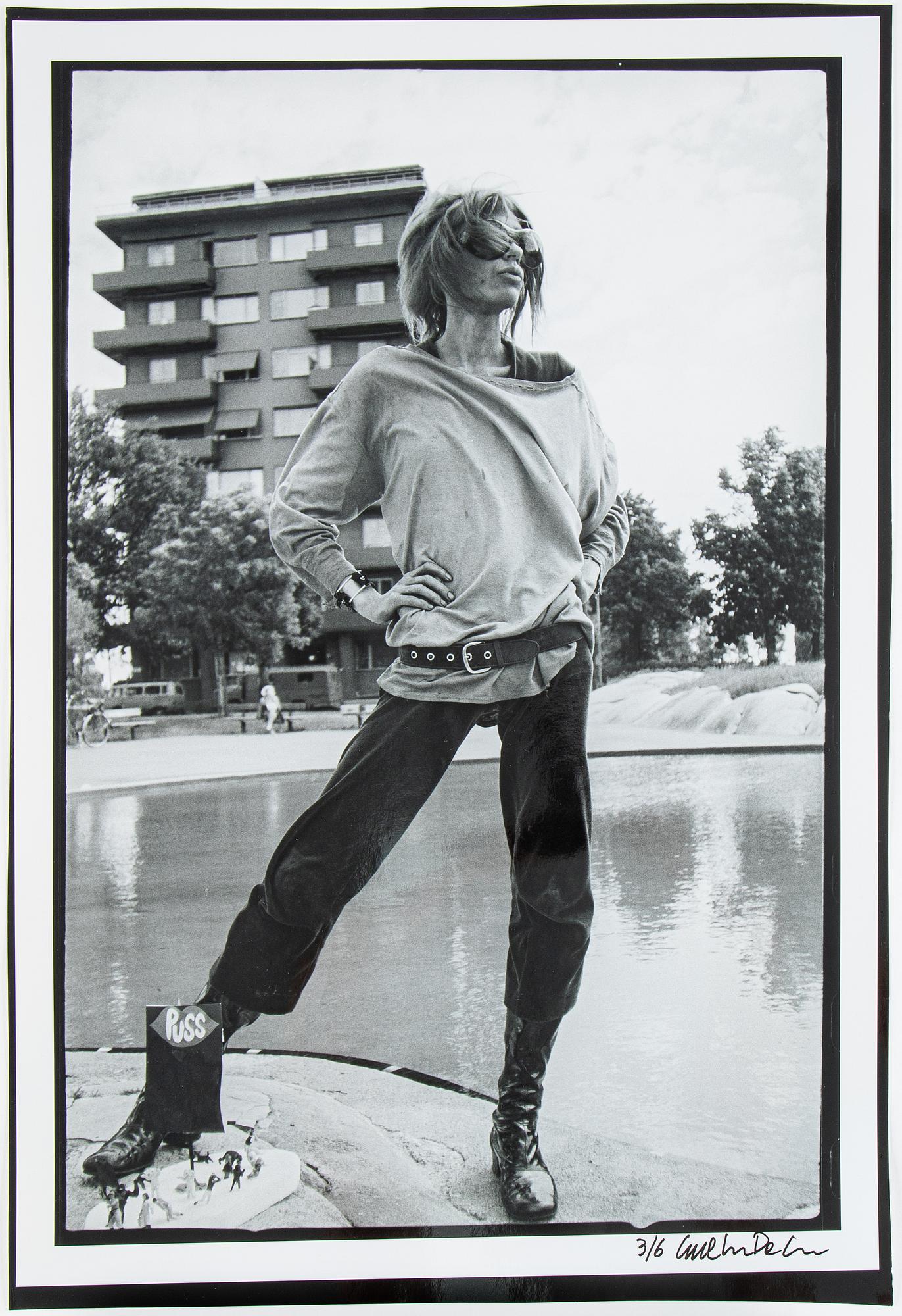 Carl Johan De Geer, photo, signed 3/6.