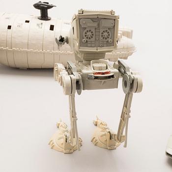 STAR WARS, A set of 10 vehicles Kenner and Palitor 1970's-/90's.