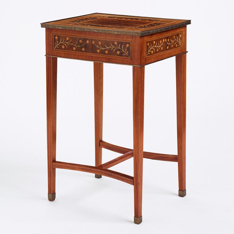 Bord, tillskrivet Jonas Westring (1772-1828) Gränna, ca år 1800, Sengustavianskt.