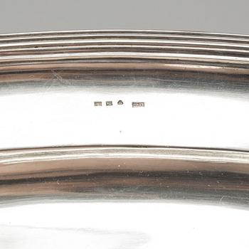 BRICKA, silver, Lars Larsson, Göteborg, 1882.