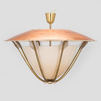 Lisa Johansson-Pape, taklampa, beställningsarbete, Stockmann Orno. Tillverkad 1948-1950.