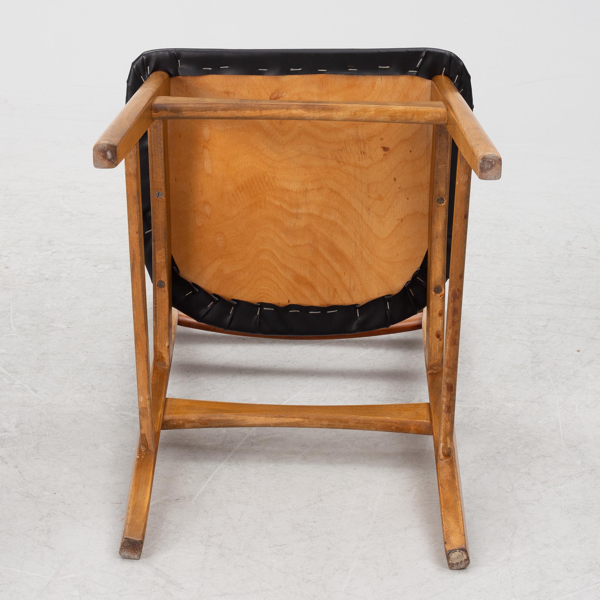 Chairs, 4 pcs, 1950s/60s.