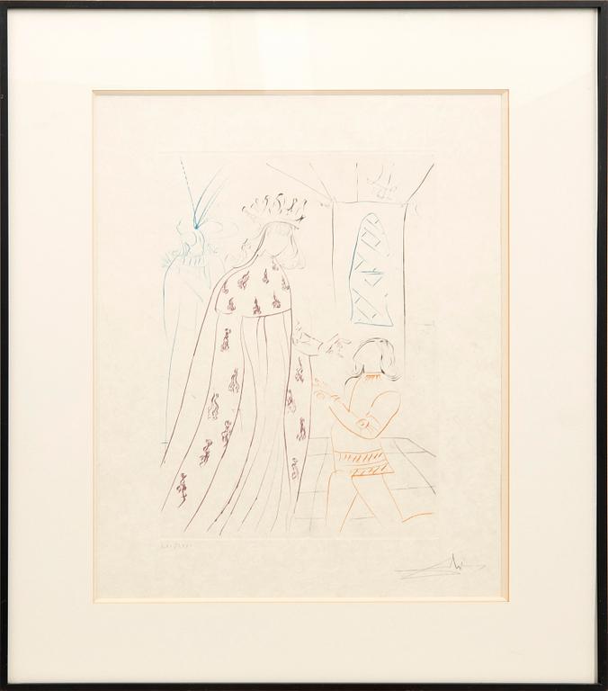 Salvador Dalí, "The Dubbing of Lancelot" from "The Quest for the Grail".