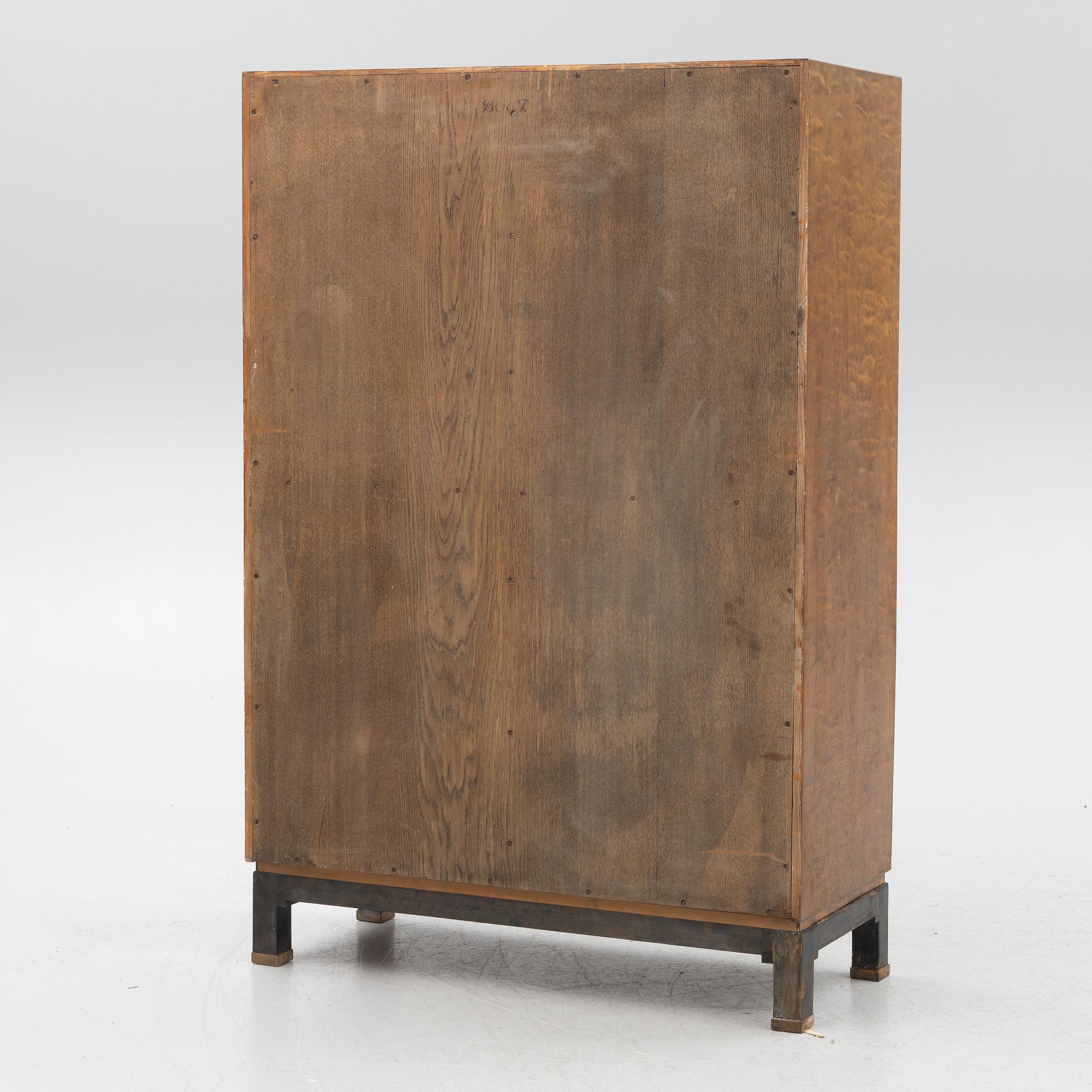 Otto Schulz, a birch cabinet, Boet, Gothenburg, 1930s.