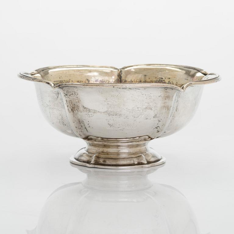 Parcel-gilt bowl, Karol Filip Malcz, active in Warsaw 1827-1864.