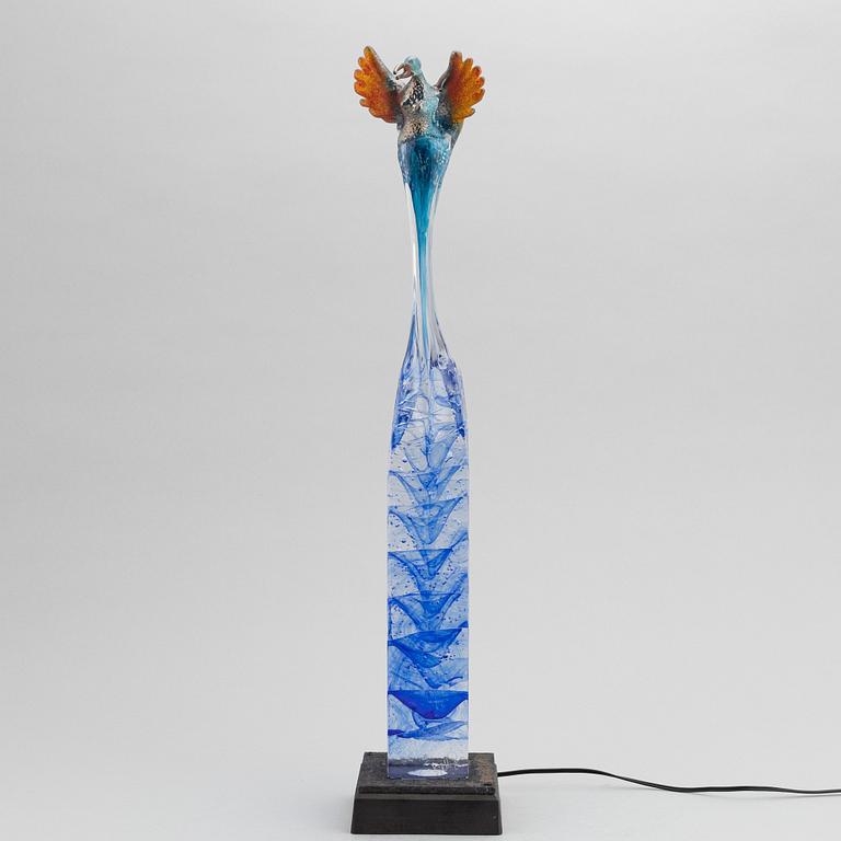 Kjell Engman, a unique glass sculpture, Kosta Boda, Sweden.