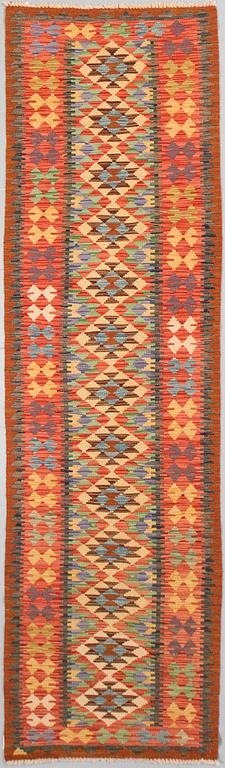 A kelim runner, 290 x 86 cm.