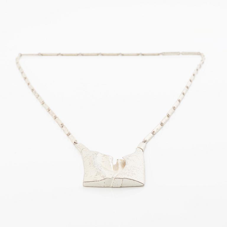 Björn Weckström, necklace, silver, "January", Lapponia 1994.