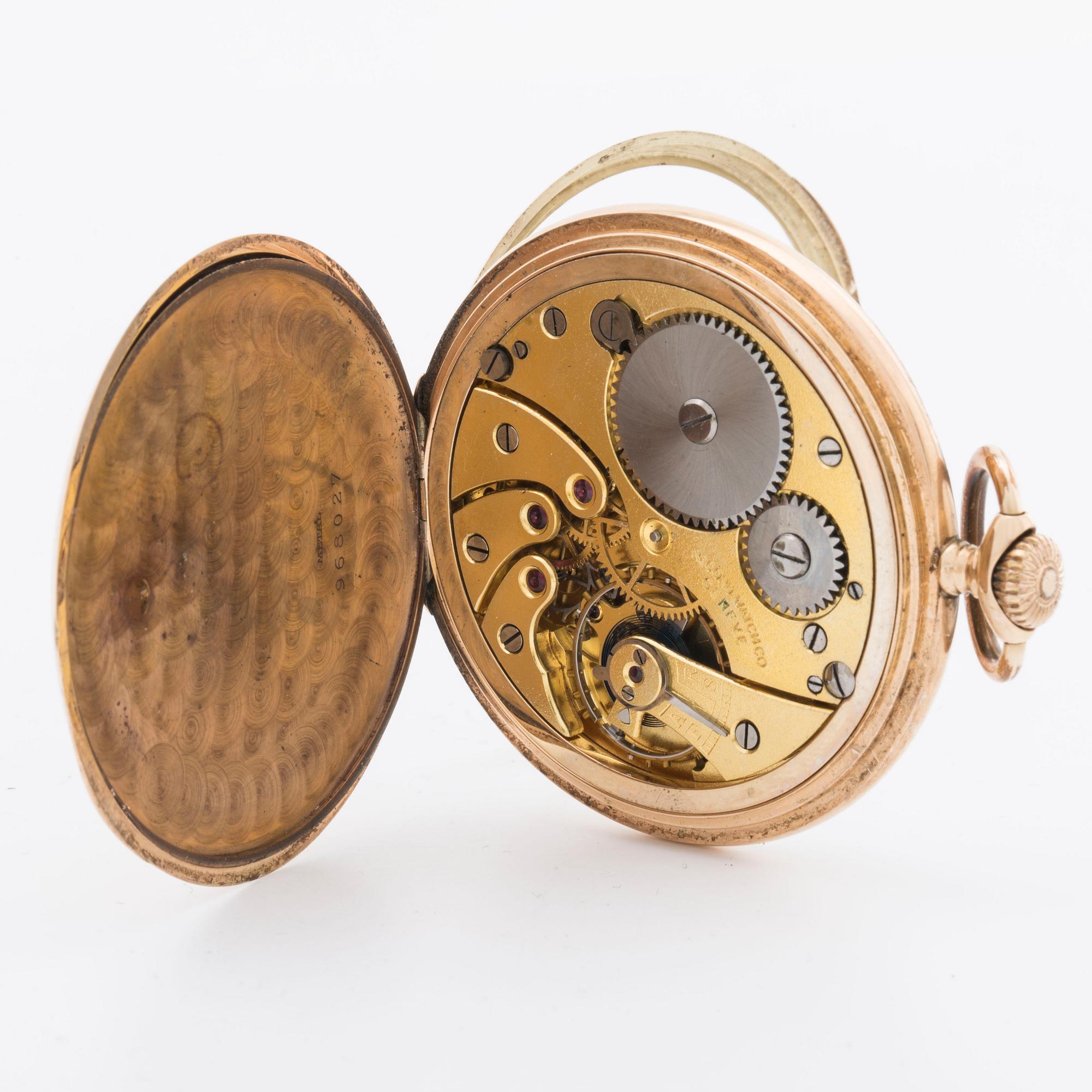 FICKUR, 14K guld, 1900-talets första hälft.
