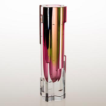 HELENA TYNELL, MALJAKKO, "Revontuli", signeerattu Helena Tynell, Riihimäen Lasi Oy.