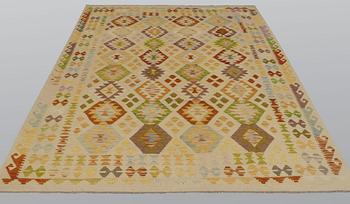 A carpet, kilim, ca 291 x 201 cm.