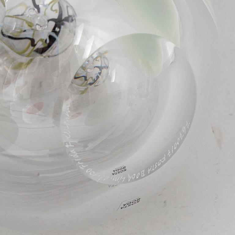 FRIDA FJELLMAN, skulptur, glas, Kosta Boda, Ed 100.