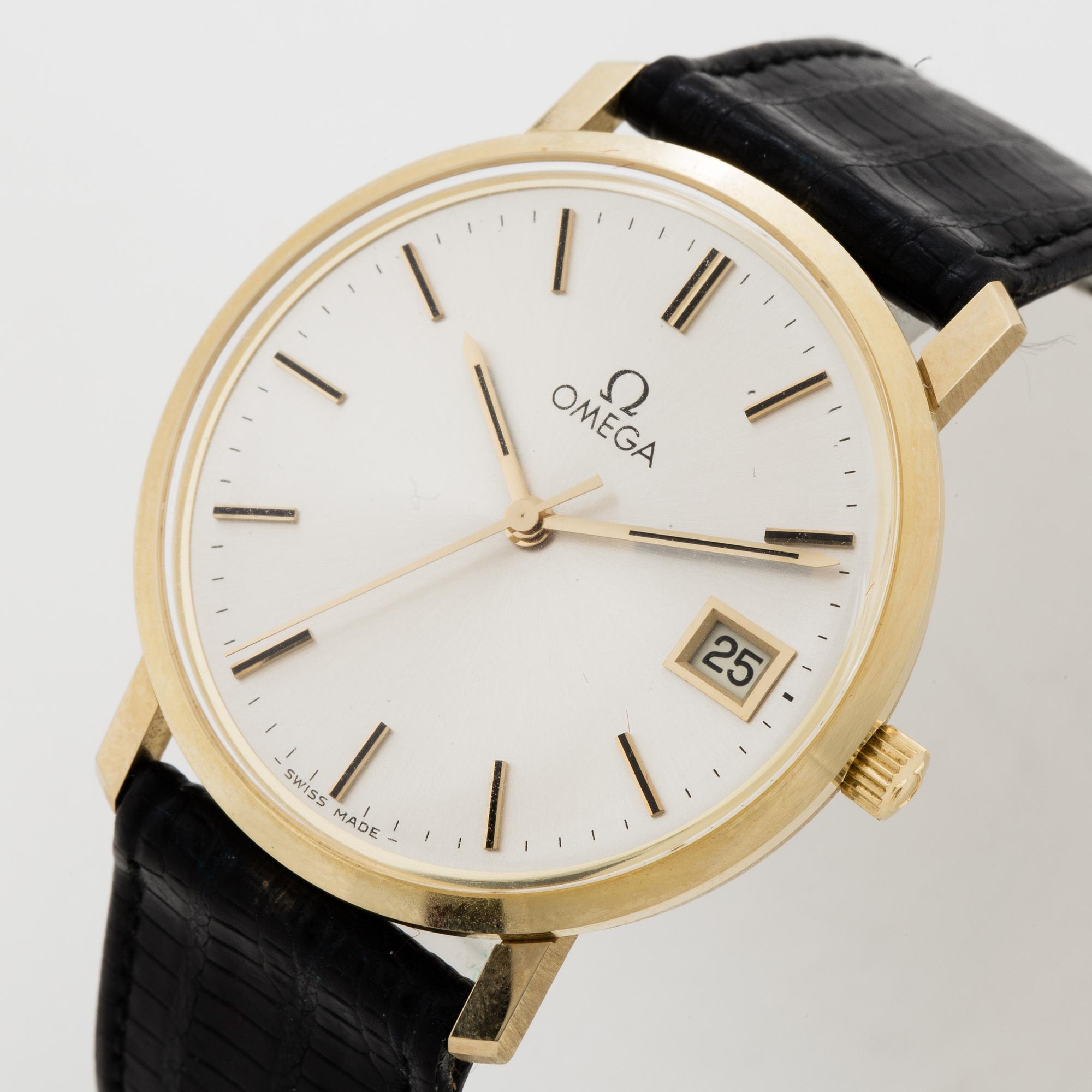 Omega, wristwatch, 34 mm.